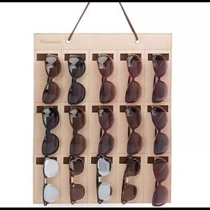 Gray Sunglass and Eyeglass holder organizer